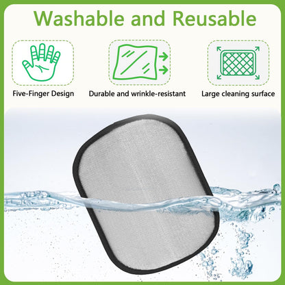 Electrostatic Pet Hair Remover Glove – Reusable Lint Roller Alternative for Furniture, Carpet & Clothes – Washable Dog & Cat Hair Brush with Strong Grip – No Sticky Refills Needed(1PCS)