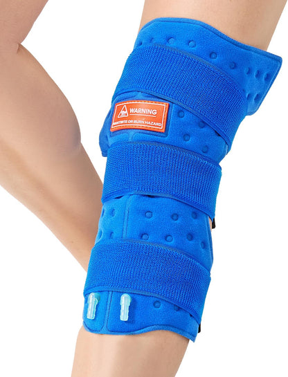JOBYNA Leakproof Cold Therapy Knee Pad – Compatible Exclusively Ice Therapy Machine, Continuous Circulating Ice Knee Wrap for Post-Surgery Recovery, ACL, Meniscus Tear – No Gel Replacement Pad