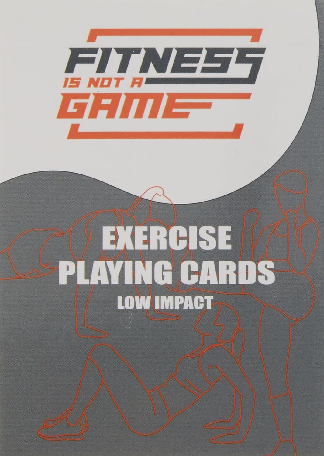 Low-Impact Exercise Playing Cards | 52-Card Deck | Bodyweight | All Fitness Levels | Strength Training and Cardio | at-Home Workout | Family Game Night | Fun