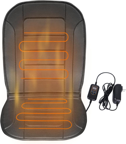 Livtribe Heated Seat Cushion with Timing Controller,Heating Seat Cover for Office/Home Chair