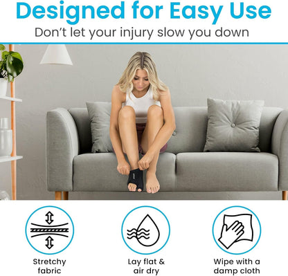 Arctic Flex Foot Ice Pack (Pair) Toe Wrap for Bunion, Plantar Fasciitis, Hallux Valgus, Gout, Swelling & Injuries - Cold & Heat Gel Therapy for Joint Pain Relief & Feet Recovery - Reusable Compression