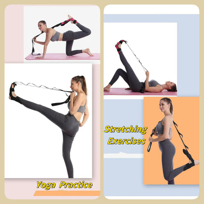 Foot and Calf Stretcher Stretching Strap For Plantar Fasciitis - Hamstring Stretcher Stretching Strap for Achilles Tendonitis, Leg Stretcher Ligament Stretching Belt for yoga, exercise, Plantar Fasciitis, Pain Relief, recovery and increasing mobility