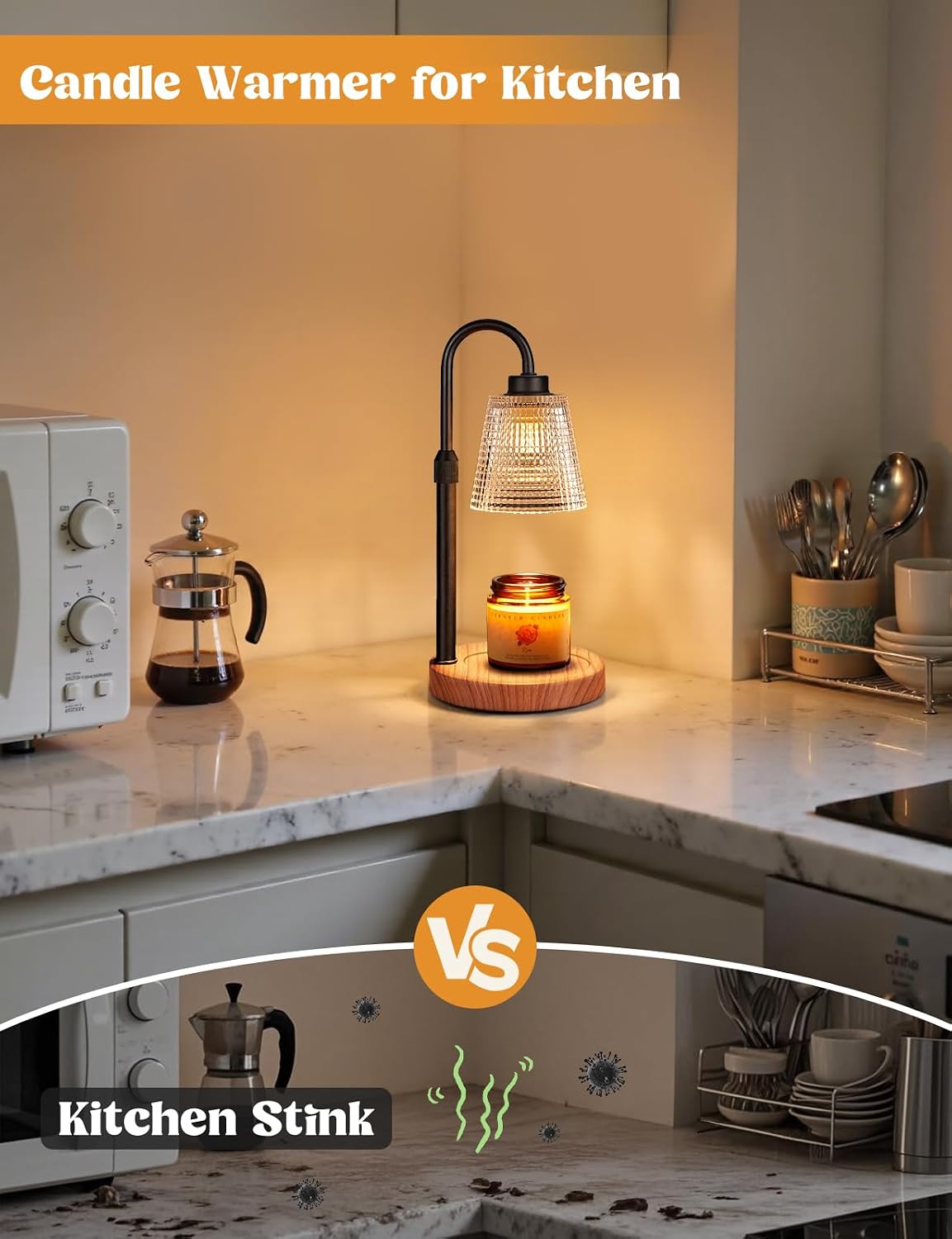 Candle Warmer Lamp with Timer Home Decor Birthday Gifts for Women