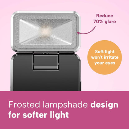 86lux Book Light, Rechargeable Reading Lights for Books in Bed