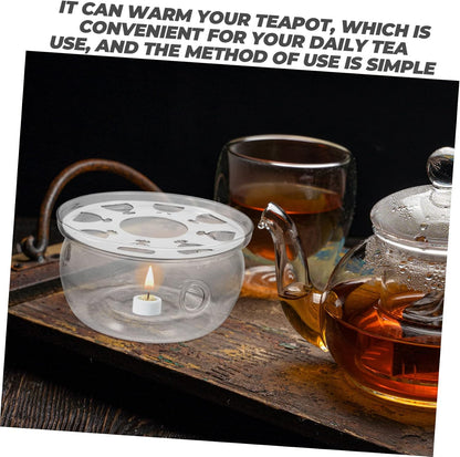 Cabilock Teapot Warmer Stand for Tea Kettle Heater Base Dish Warmer Teapot Trivet