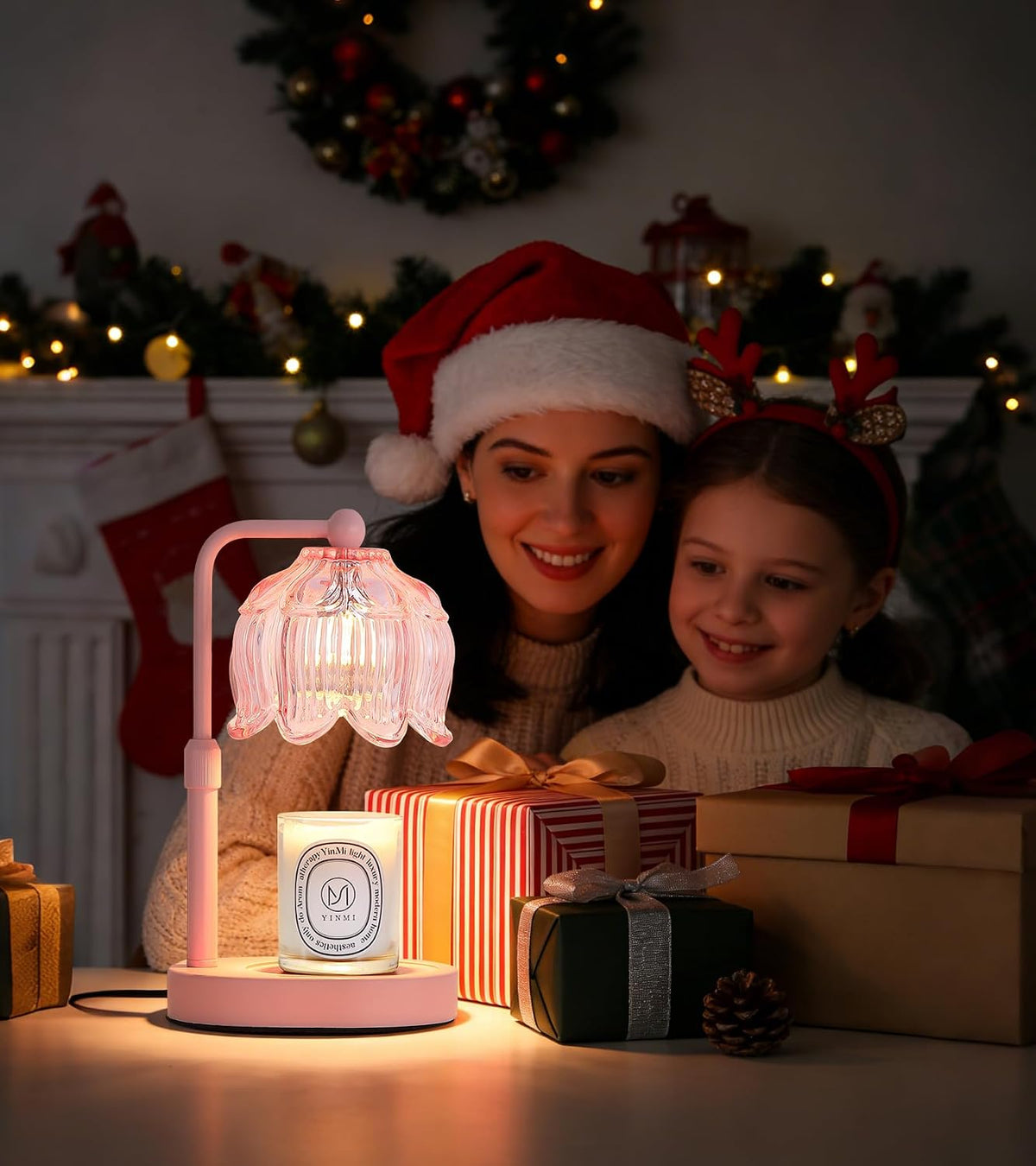 MEXISUE Candle Warmer Lamp with Timer, Bird Candle Warmer Lamp with Jar Candles,Wax Melt Warmer for Housewarming Gift, Birthday Mother's Day Valentines Gifts for Women,Mom,Sister,Bedroom Decor