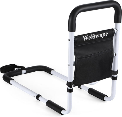 WeHwupe Bed Rails for Elderly Adults Safety with Bedside Storage Pocket