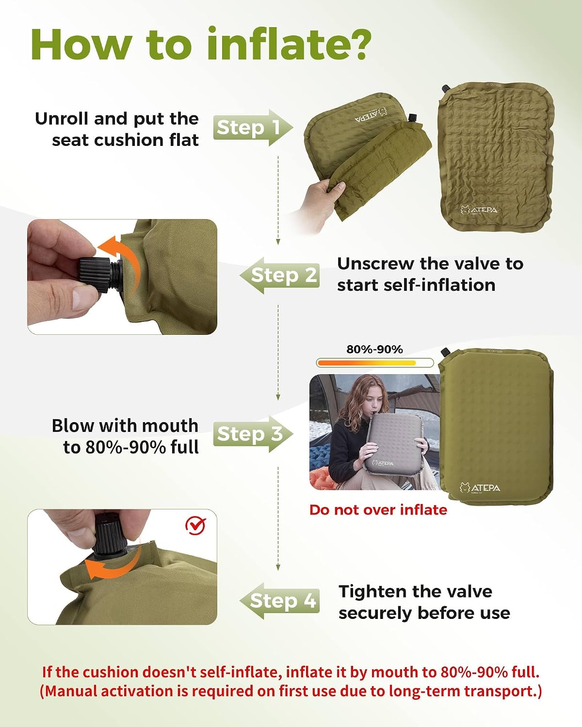 ATEPA Inflatable Seat Cushion