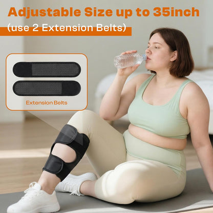 Cordless Leg Massager for Relaxation, Portable Calf Massager with 3 Massage Modes & Heat, Adjustable Straps, Washable Oxford Fabric, Gift for Men Women at Home, Office, Gym (1 Piece)
