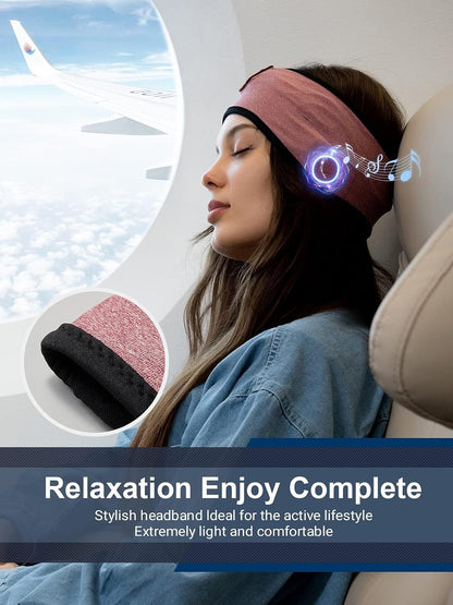 Lullaband Sleep Headphones, Bluetooth Headband Headphones with 12-Hour Battery, Soft Headband for Sleeping, Travel, Exercise, Yoga & Relaxation
