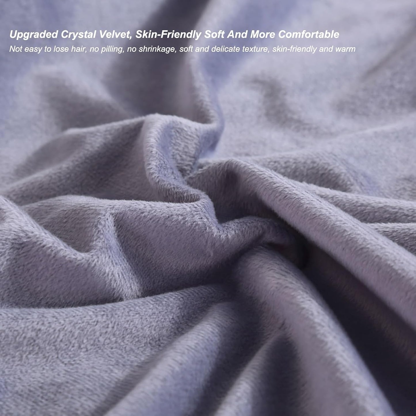 40"x55" Cordless Heated Blanket, Portable Heated Blanket Battery Operated, Cozy Soft Wearable Heated Shawl, 3 Heat Settings, Auto-Off, Machine Washable(Gray,Shawl)