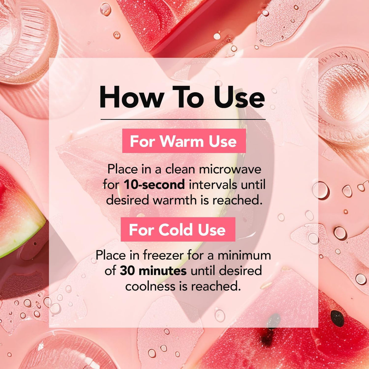 CALA Hot & Cold Eye Pads (Cucumber)