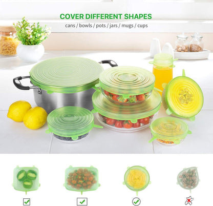 2 Pack Spill Stopper Lid Cover, 10.2 inch and 11 inch, Boil Over ‎Spill Stopper, Microwave Splatter Food Cover, BPA-Free Silicone Lids and Dishwasher Safe, for Home Kitchen