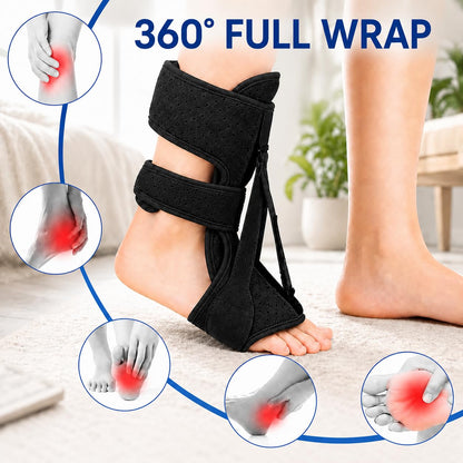 LILILI Plantar Fasciitis Night Splint Plantar Fasciitis Brace and Support | Plantar Fasciitis Relief, Dorsal Night Splint for Plantar Fasciitis Planter Facetious Support, Foot Splint for Men & Women