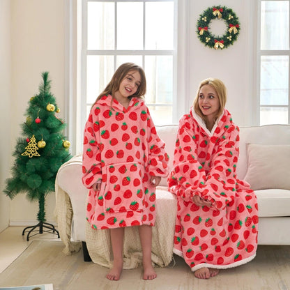 Wearable Blanket Sweatshirt - Warm and Cozy Giant Blankets Hoodie