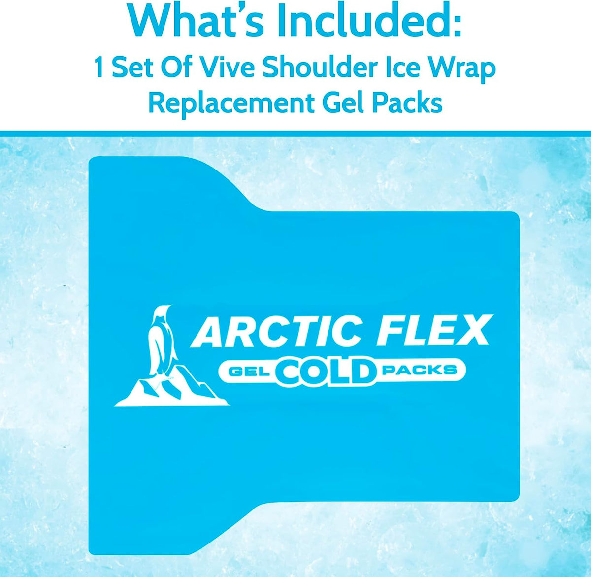 Arctic Flex Gel Replacement Packs - Ice Packs Reusable for Elbow Ice Brace