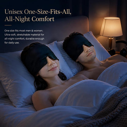 Cooling Gel Sleep Mask, Blackout Eye Mask, Side Sleepers, Men Women