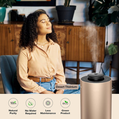 Airversa ADX Waterless Essential Oil Diffuser Starter Kit, Black