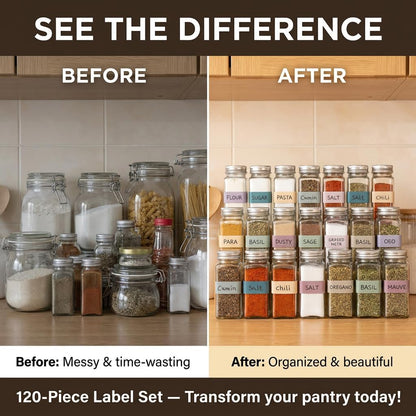 500Pcs Blue Freezer Labels, Waterproof Write-On Stickers | 500Pcs labels; removable writable adhesive for jars, containers, meal prep, pantry storage, and freezer use.