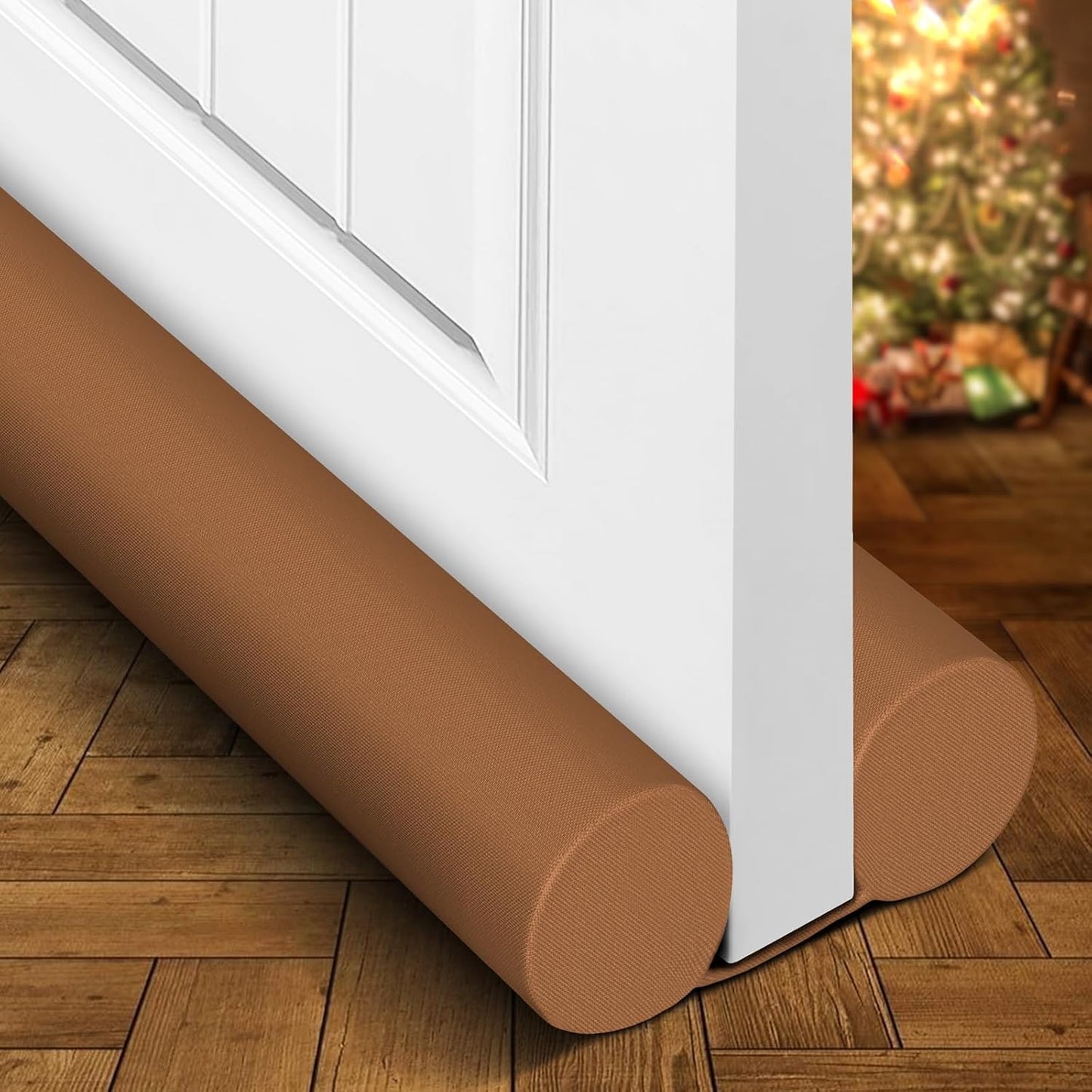 Holikme Under Door Draft Stopper Door Seal Gap Filler Weather Stripping | 36 Inch Soundproofing Noise Blocker Window Breeze Adjustable Draft Blocker for Bottom of Door Stop Light, Air, Dust, Gray