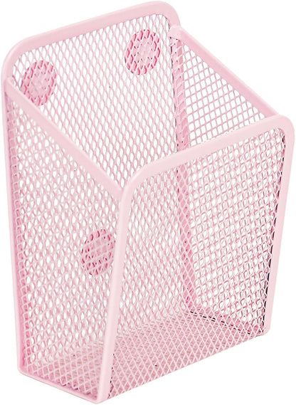 UCYCAZ Magnetic Pen Holder,Single Magnetic Pencil Locker Holder Organizer | Strong Magnets Mesh Marker Holder,Locker Accessories,Writing Utensil Storage Organizer,Pen Basket for Whiteboard,Refrigerator