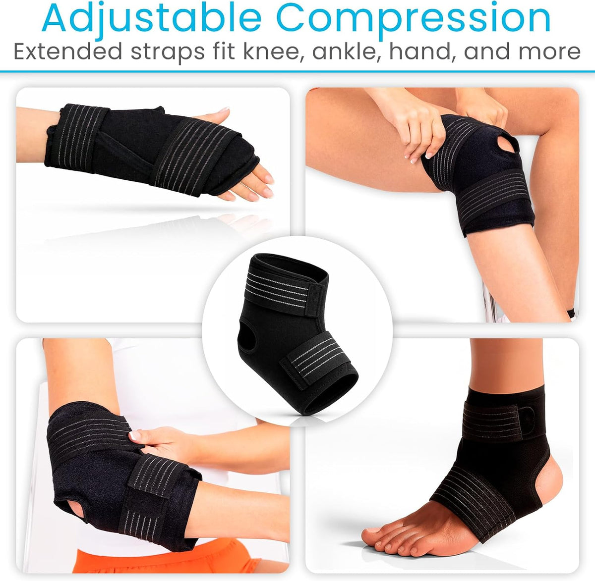 Arctic Flex Ice Pack for Injuries - Ankle, Knee, Elbow & Hand Pain Relief