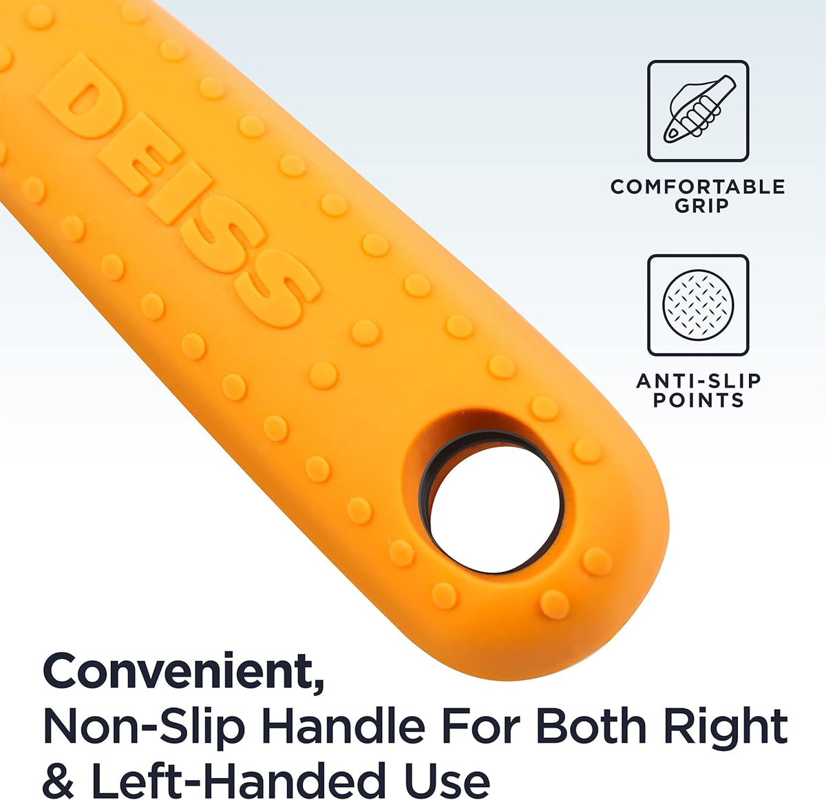 Deiss PRO Swivel Vegetable Peeler - Sharp Stainless Steel Peeler With Easy Non-Slip Hand Grip, Potato Peelers For Kitchen, Fruit, Carrot, Apple, Veggie, Kiwi, Durable, And Dishwasher Safe (BLACK)