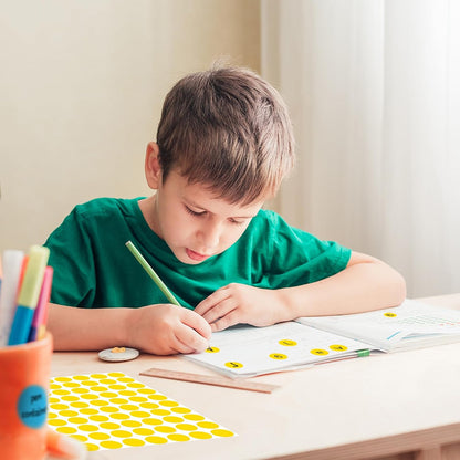 3500 Pieces Dot Stickers, 3/4 inch Color Coding Labels, 10 Color Circle Price Stickers for Office Classroom Student