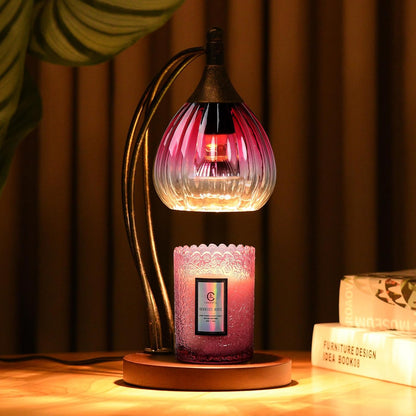 Candle Warmer Lamp with Timer and Dimmer - Electric Melter for Scented Jar Candles - Housewarming, New Home Decor