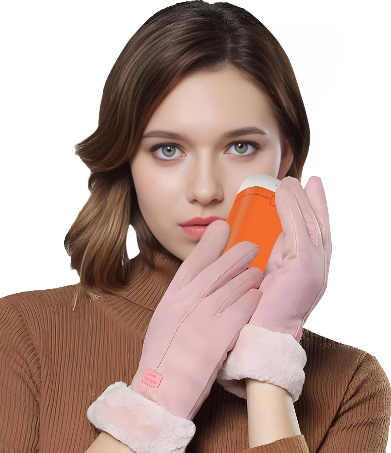 Hand Warmers Rechargeable [Equipped with Heat-conducting Silicone][Double-Sided Heating] [Shockproof] Suitable Skiing for Golf Hunting Hiking Outdoor Camping