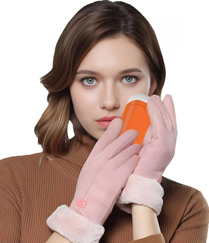 Hand Warmers Rechargeable [Equipped with Heat-conducting Silicone][Double-Sided Heating] [Shockproof] Suitable Skiing for Golf Hunting Hiking Outdoor Camping