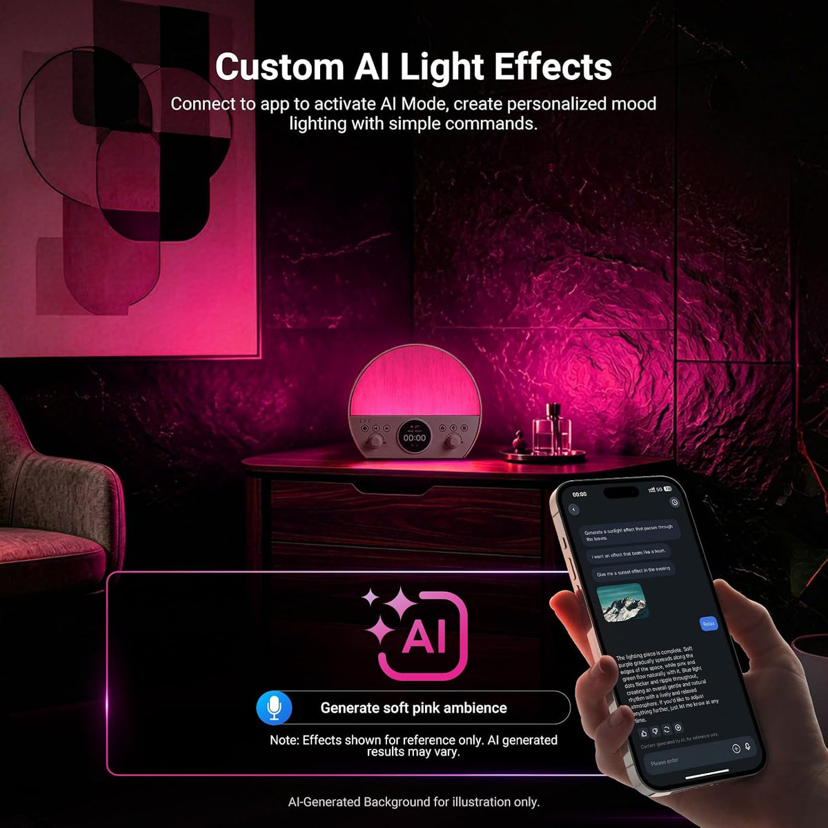NEEWER NF03 Sunrise Alarm Clock Smart Wake Up Light, AI App Control, Timer