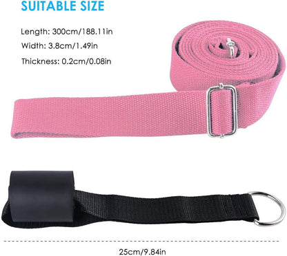 Leg Stretcher, Door Flexibility & Stretching Leg Strap - Great for Ballet Cheer Dance Gymnastics or Any Sport Leg Stretcher Door Flexibility Trainer Premium Stretching Equipment