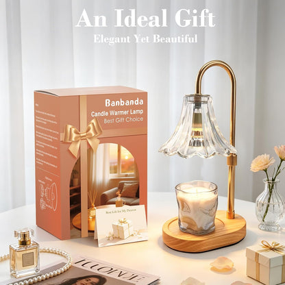 Adjustable Candle Warmer Lamp with Timer: Mothers Day Gifts Lamp fits All Candle Jar Home Decor - Wax Warmer for Scented Wax - Birthday Gifts for Women