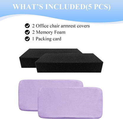 SPRING SEAON Office Chair Arm Pads Desk Chair Arm Covers Soft Elbow Cushion