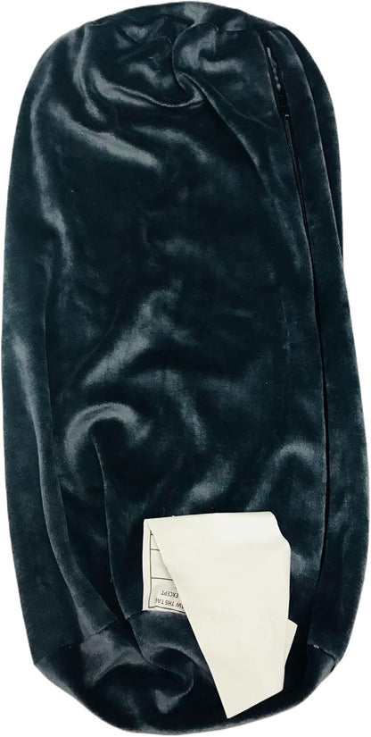 Jackson Roll Zip on Pillowcase (Pillow case only, Does not Include The Pillow) (Dark Blue Polyester)