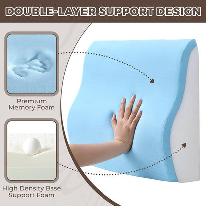 Lumbar Support Pillow for Recliner Chair/Accent Chair/Couch, Washable Cover