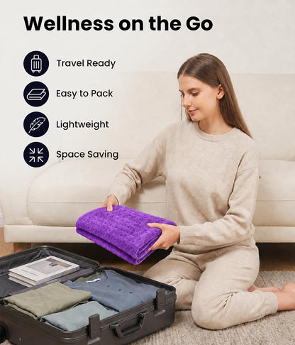 Electric Heating Pad for Back, Cramps, Shoulder, Moist & Dry Heat, 12"x24"