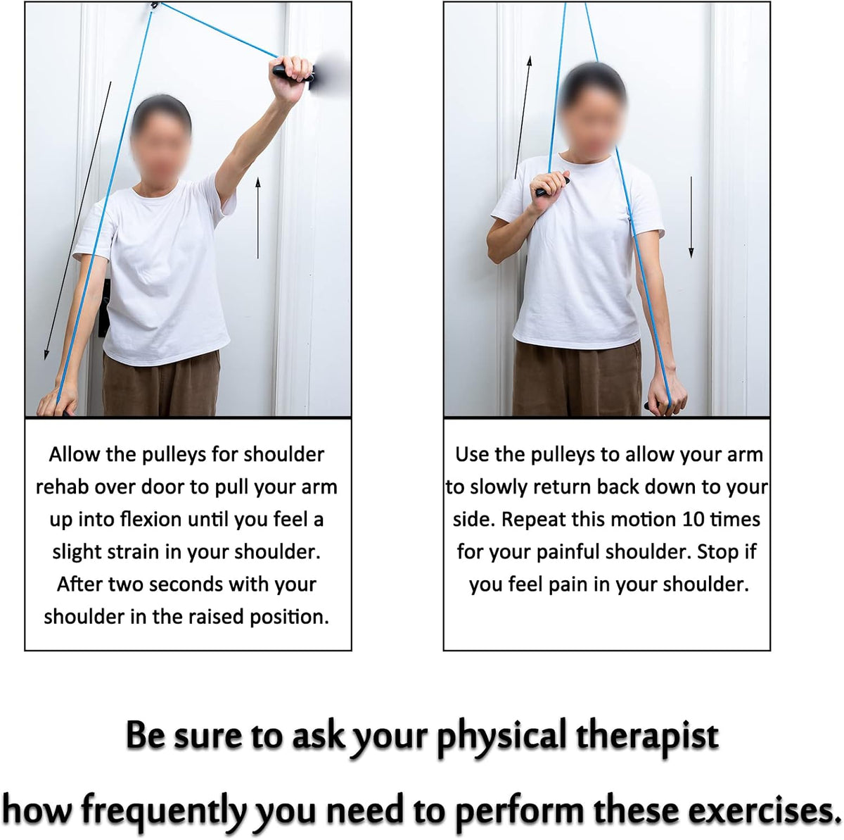 Shoulder Pulley Over The Door Physical Therapy System