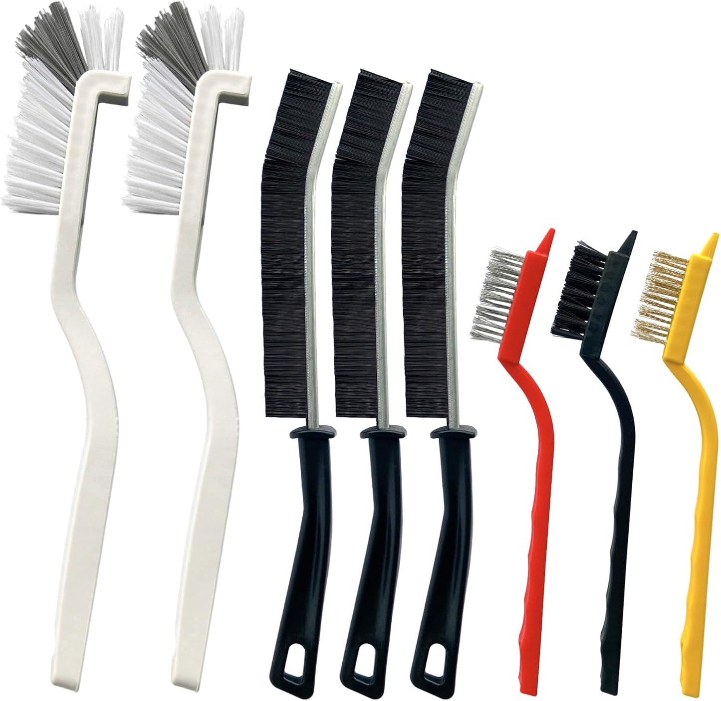 King Origin 12 PCS Home Crevice Cleaning Brush Set | Kitchen Bathroom Cup Lid Straw Dryer Vent Gap Cleaning Tools Household Cleaning Supplies