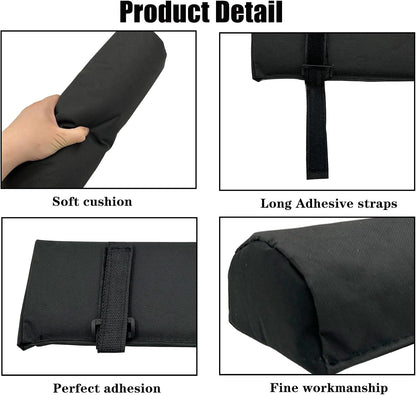 Arm Rest Pads for Zero Gravity Chair, Zero Gravity Chair Cushion with Long Adhesive Strips, Comfort Folding Antigravity Recliners Lawn Camping Patio Lounge Office Chairs Armrest Padding In Pair