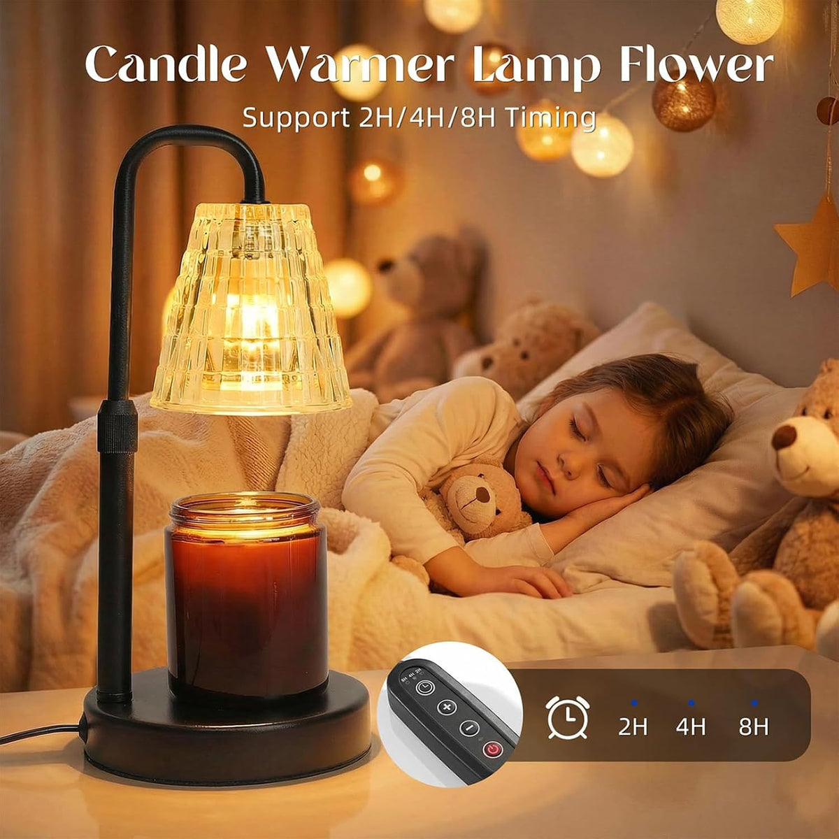 Glimra Candle Warmer Lamp, Candle Warmer Lamp with Timer, Dimmable