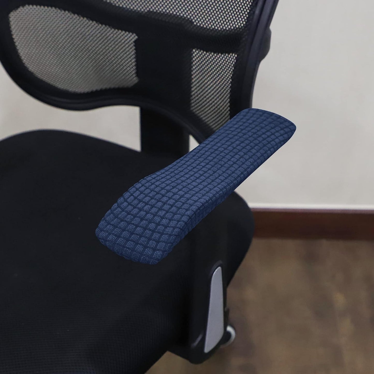 FORCHEER Office Chair Armrest Cover with Zipper 15inch Stretchable Water Resistant Computer Office Chair Arm Rest Slipcover for Desk Chairs Arm 2Pack-Army Green