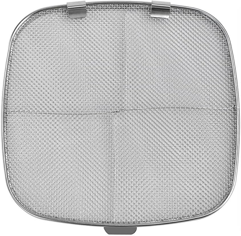 Splatter Screen For Cooking, Stainless Steel Double Layer Splatter Screen For Frying Pan, Grease Guard Oil for splash Guard Fryer Accessory Mesh Splatter Guard For IG600, IG601, And IG651(square)