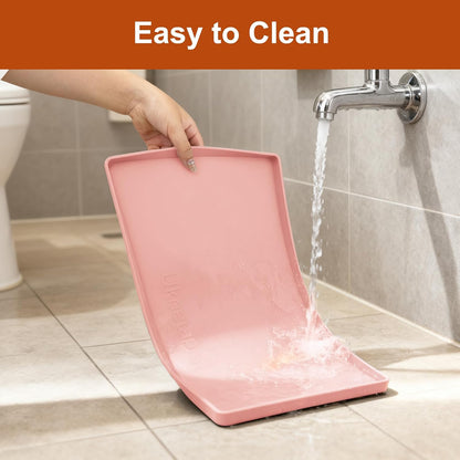 34" x 22" Extra Thick Silicone Mat Waterproof with Raised Edge, | Under Sink Mat for Kitchen & Bathroom, Kitchen Cabinet Liner, Multi-Purpose for Storage & Protection