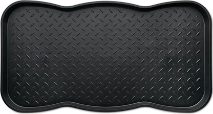 Boot-Tray Mat with Lip Waterproof | Shoe Mat Tray for Entryway Indoor Outdoor Multi Use Catch All Trays Entryway Shoe Storage 14.25x28 Inches