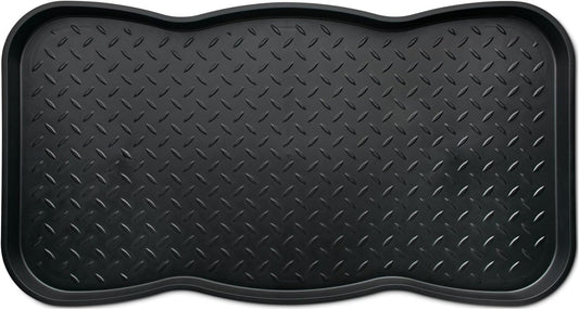 Boot-Tray Mat with Lip Waterproof | Shoe Mat Tray for Entryway Indoor Outdoor Multi Use Catch All Trays Entryway Shoe Storage 14.25x28 Inches