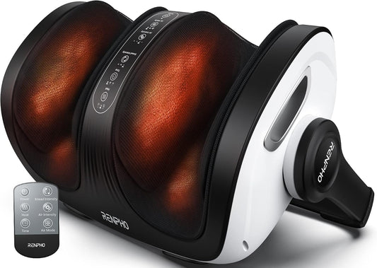 RENPHO 4-in-1 FSA Shiatsu Foot Massager with Heat, Birthday Gifts for Women