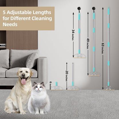 Deep Cleaner Pro Pet Hair Remover-Special Cat Hair Remover Multi Fabric Edge and Carpet Rake Scraper by LINTPLUS-Dog Hair Remover for Rugs,Couch & Pet Towers-Easy to Every Hair!