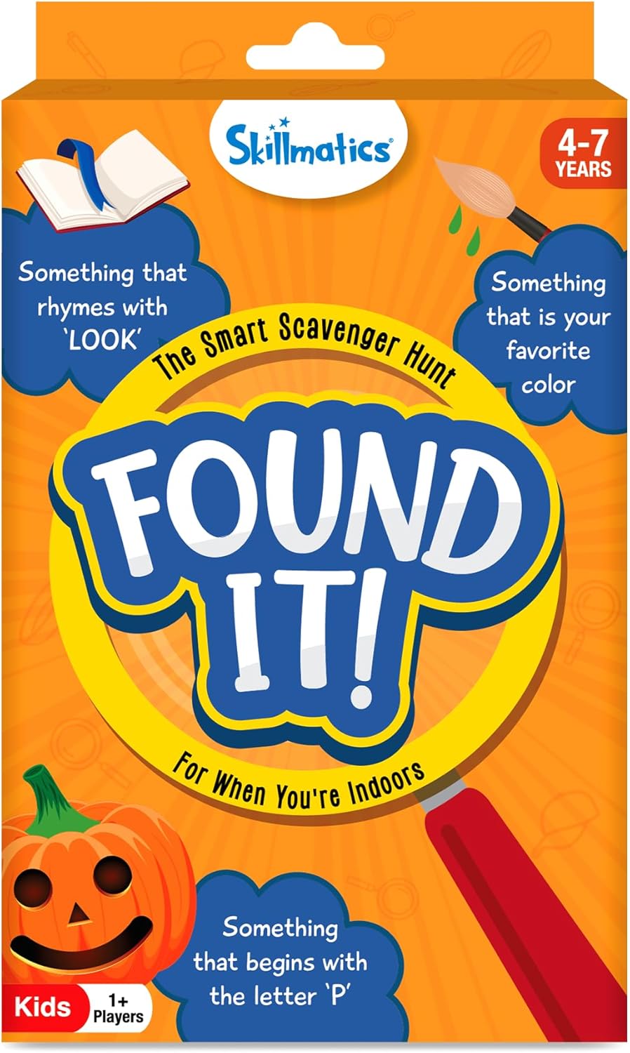 Skillmatics Found It Indoor – Scavenger Hunt Card & Board Game for Kids | Perfect for Home, School, Travel, Playdates, Educational Game, Screen-Free Fun, Gift for Boys & Girls Ages 4, 5, 6, 7